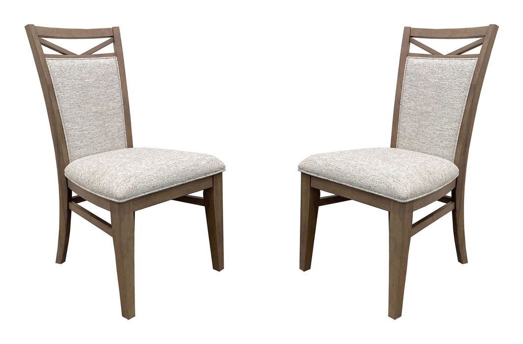 Americana Modern Dining - Upholstered Dining Chair (Set of 2) - Cotton White