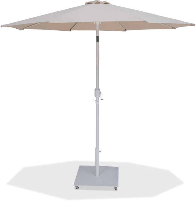 Fiji - Aluminum Patio Umbrella With Square White Base