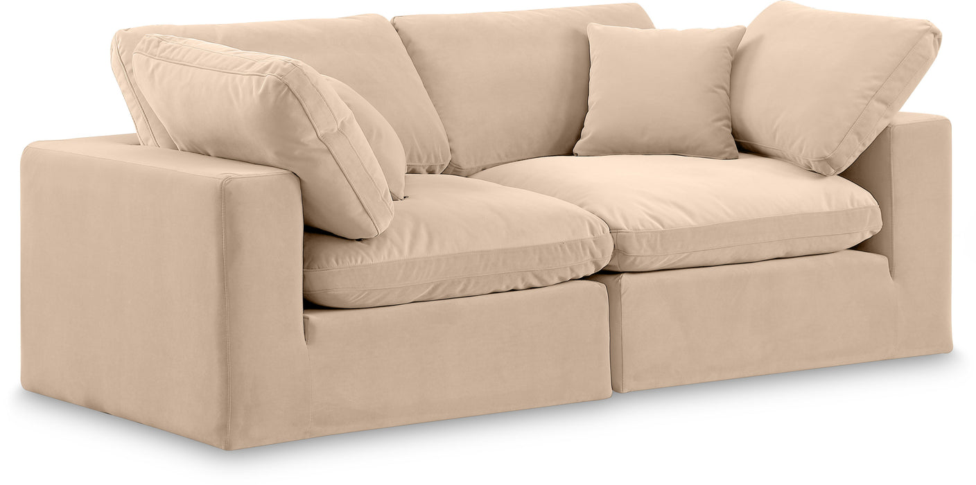 Comfy - Velvet Modular Sofa 2 Seats
