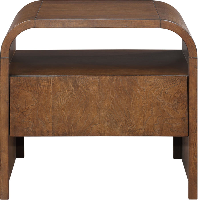 Giada - Solid Wood And Veneer Nightstand