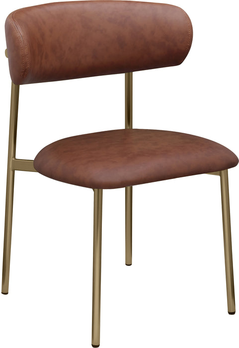 Lupita - Dining Chair With Brushed Gold Legs (Set of 2)