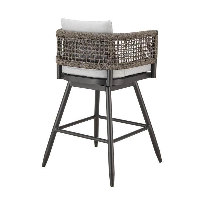 Alegria - Outdoor Patio Swivel Counter Stool Set