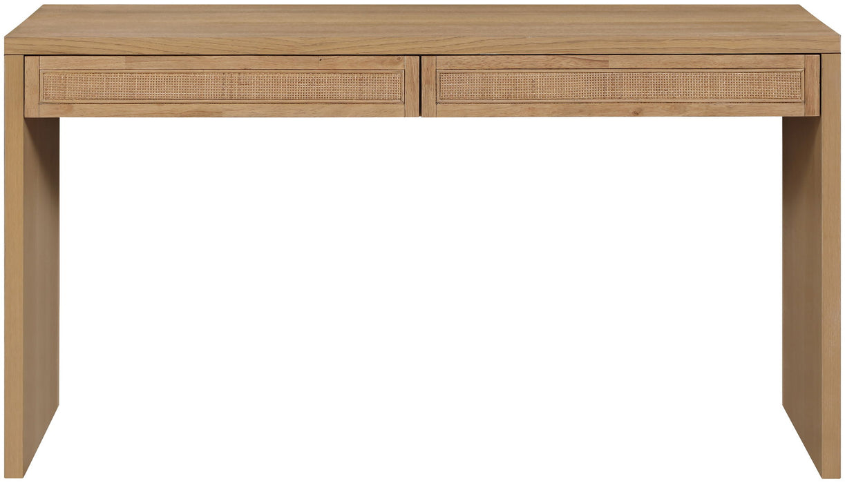 Avro - Solid Wood And Oak Veneer Desk