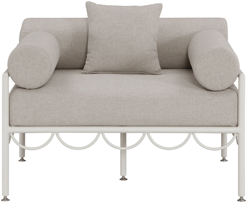 Portofino - Resilient Water Repellent Fabric Upholstered Outdoor Patio Chair