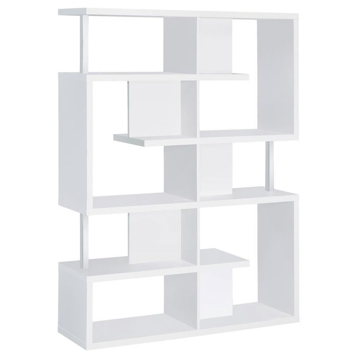 Hoover - 5-tier Geometric Design Bookcase