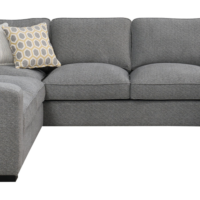 Repose - Sectional - Storm Gray