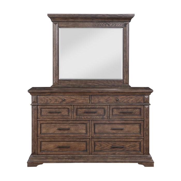 Mar Vista - Dresser & Mirror - Walnut