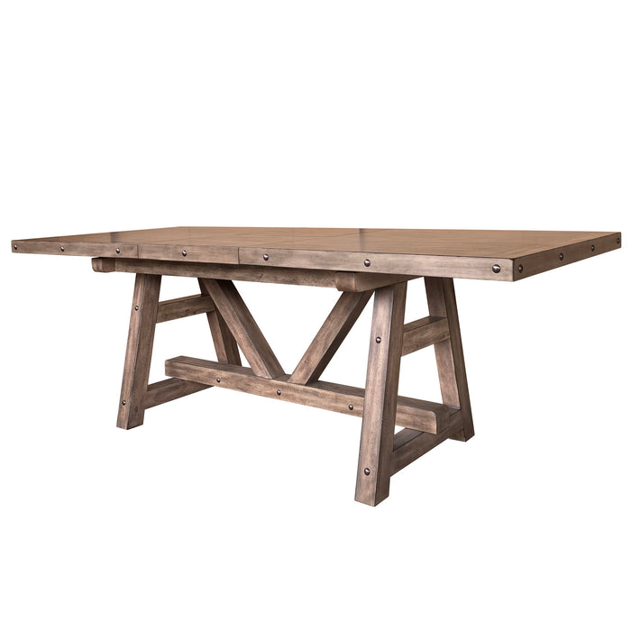 Lodge Dining - Counter Height Dining Table With Extensions - Siltstone