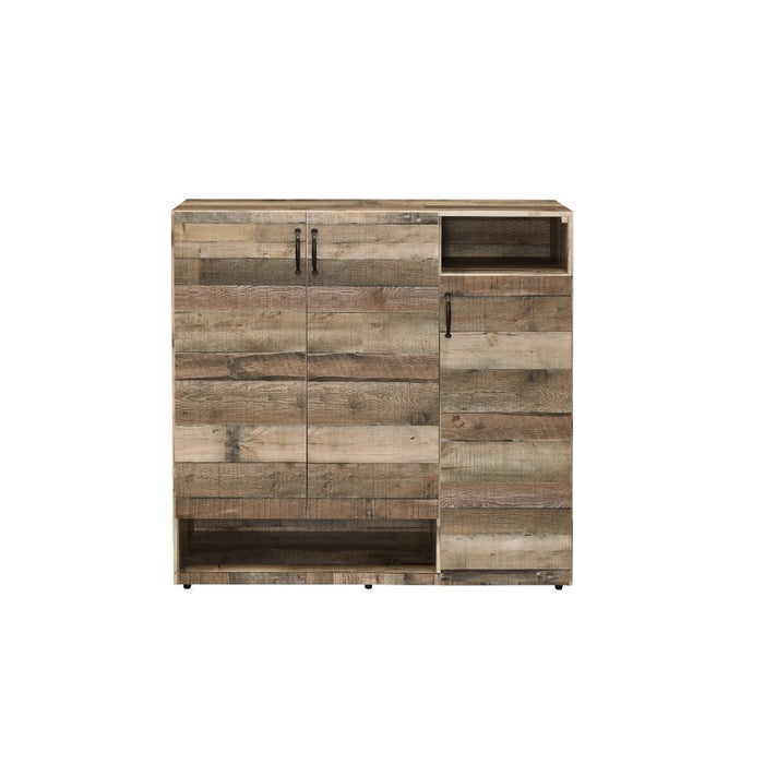 Howia - Shoe Cabinet - Rustic Gray Oak
