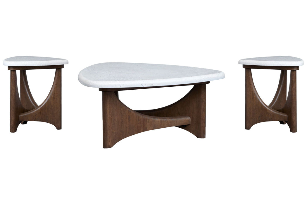 Arwen - Shaped Cocktail Table Set
