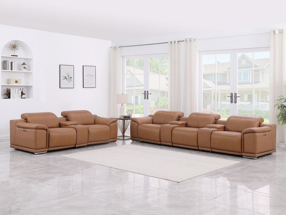9762 - 8-Piece Modular Power Reclining Sofa And Console Loveseat Set With