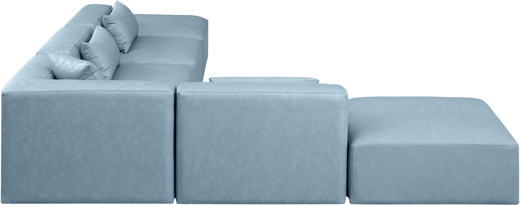 Cube - 6 Piece Modular Corner Armless Sectional