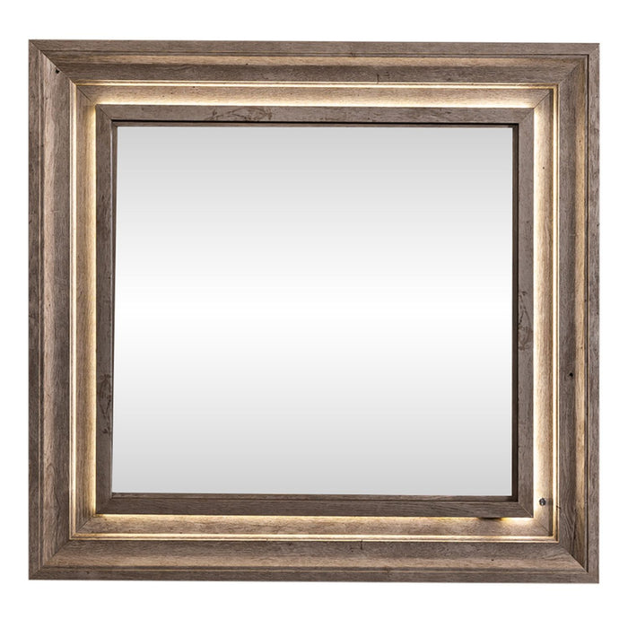 Horizons - Lighted Mirror - Gray