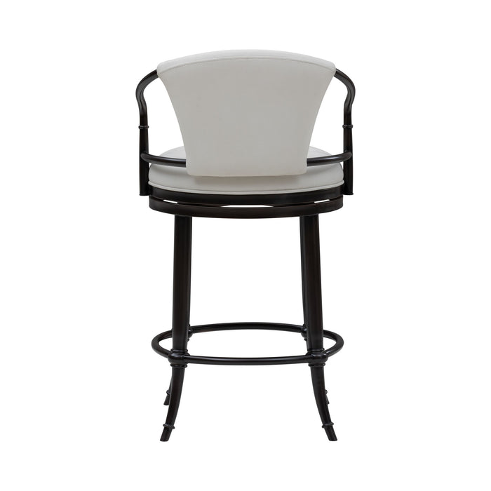 Otis - Upholstered Swivel Counter Height Barstool