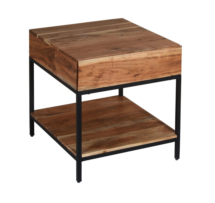 Springdale - One Drawer End Table - Natural Finish