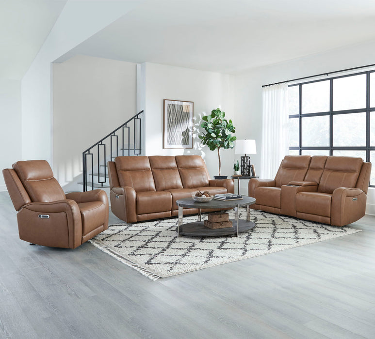 Haywood - Power Reclining Sofa - Butternut