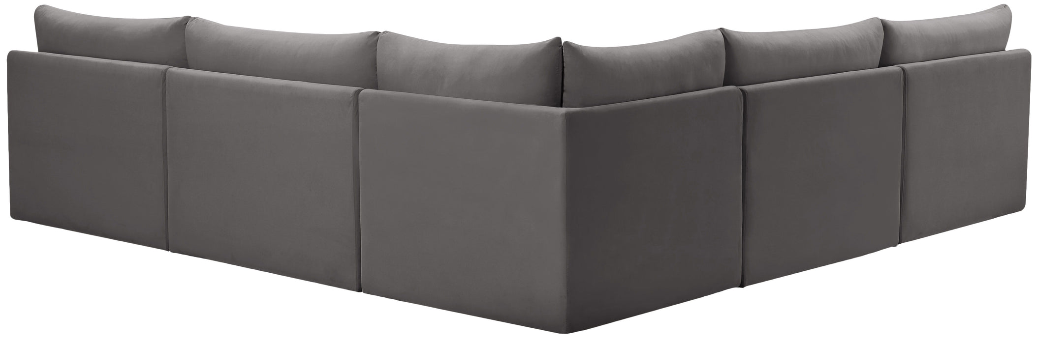 Jacob - Modular Sectional 5 Piece - Grey