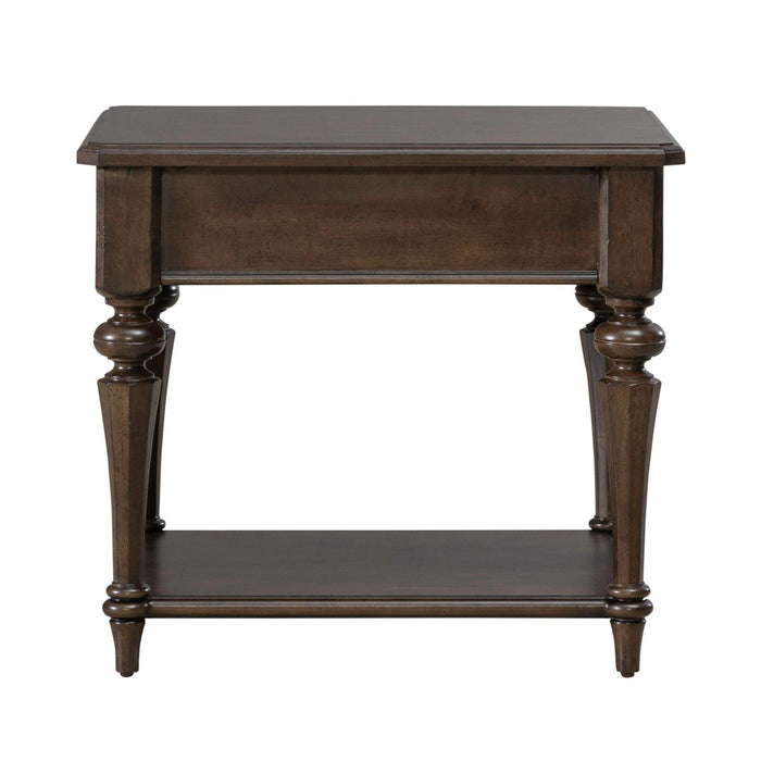Arden Road - Drawer End Table - Satin Cherry