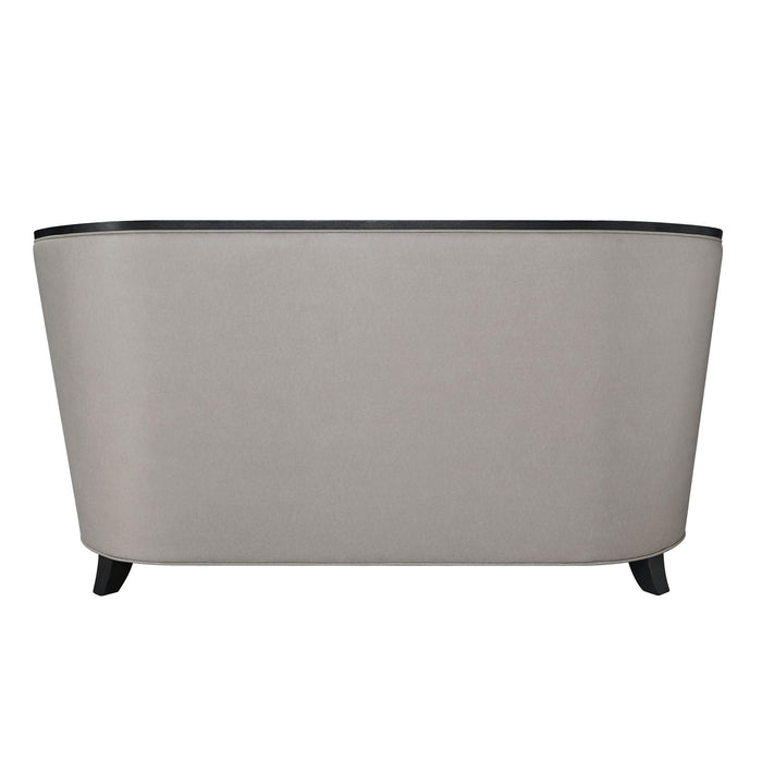 Zemocryss - Loveseat With 2 Pillows - Beige Fabric