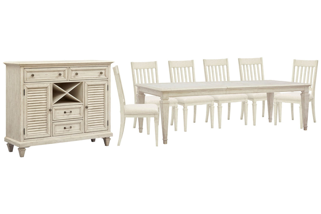 Newport - 8 Piece Extendable Rectangular Dining Table Set