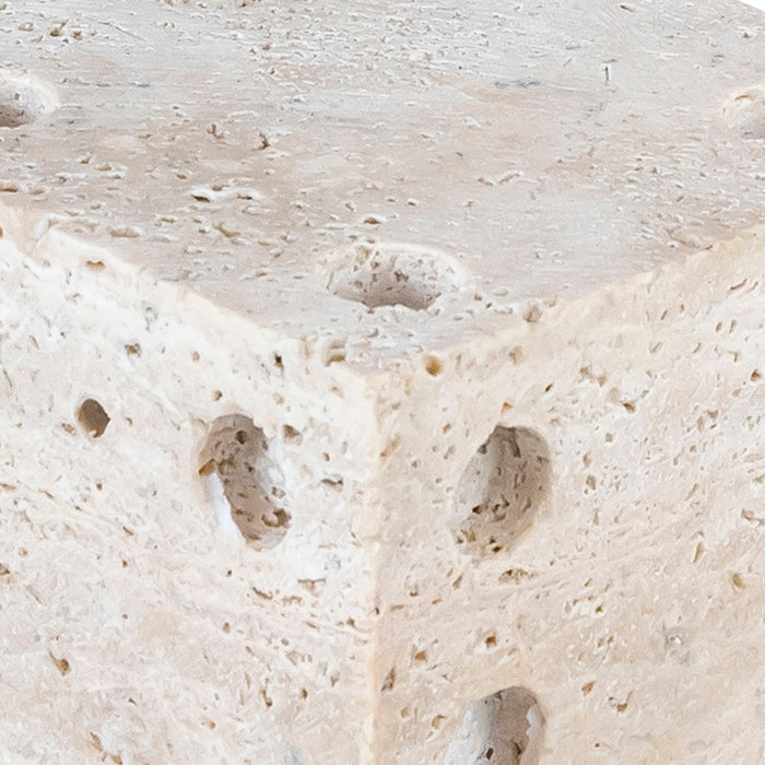Dice - Travertine Decorative - Natural