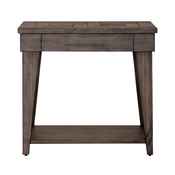 Arrowcreek - Chair Side Table - Dark Brown