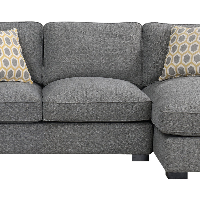 Repose - Rsf Chaise Sectional - Storm Gray