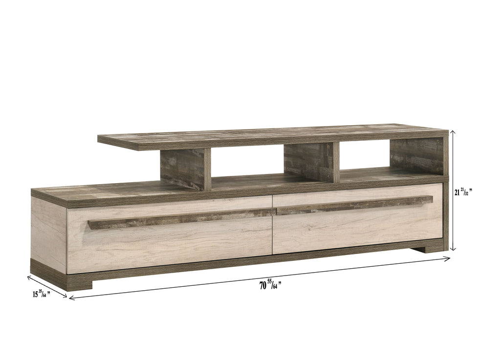 Patterson - TV Stand - Weathered White