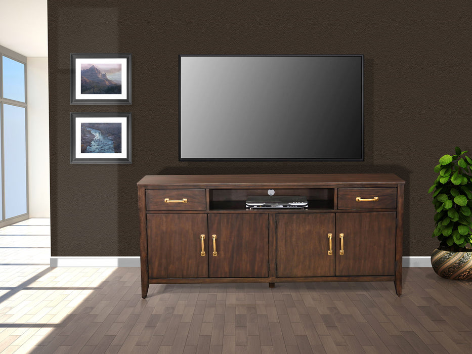 Media Console With Two Cabinets
