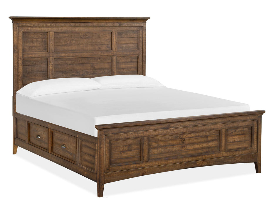 Bay Creek - Complete Panel Bed With Storage Rails