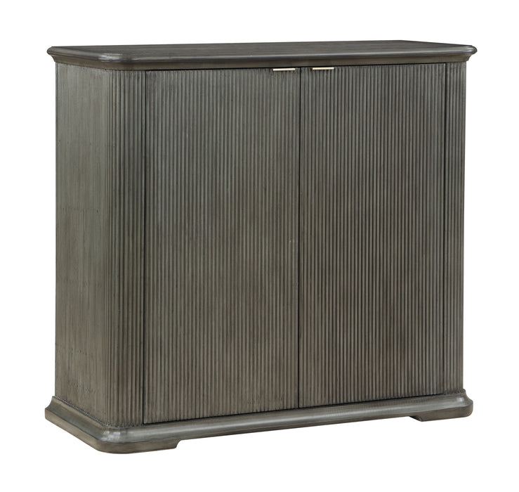 Topanas - Two Door Bar Cabinet - Gray / Brown