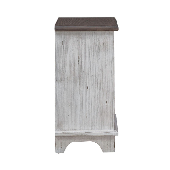 River Place - Left Pier Base - White