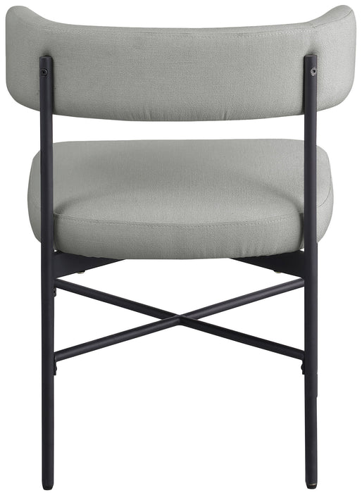 Rivage - Durable Dining Chair With Black Frame (Set of 2)
