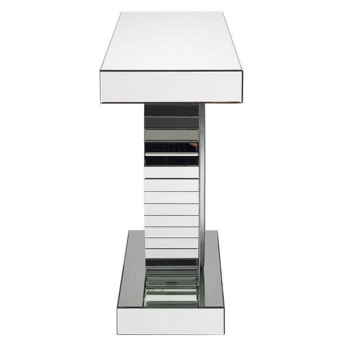 Nysa - 47"L Console Table - Mirrored & Faux Crystals