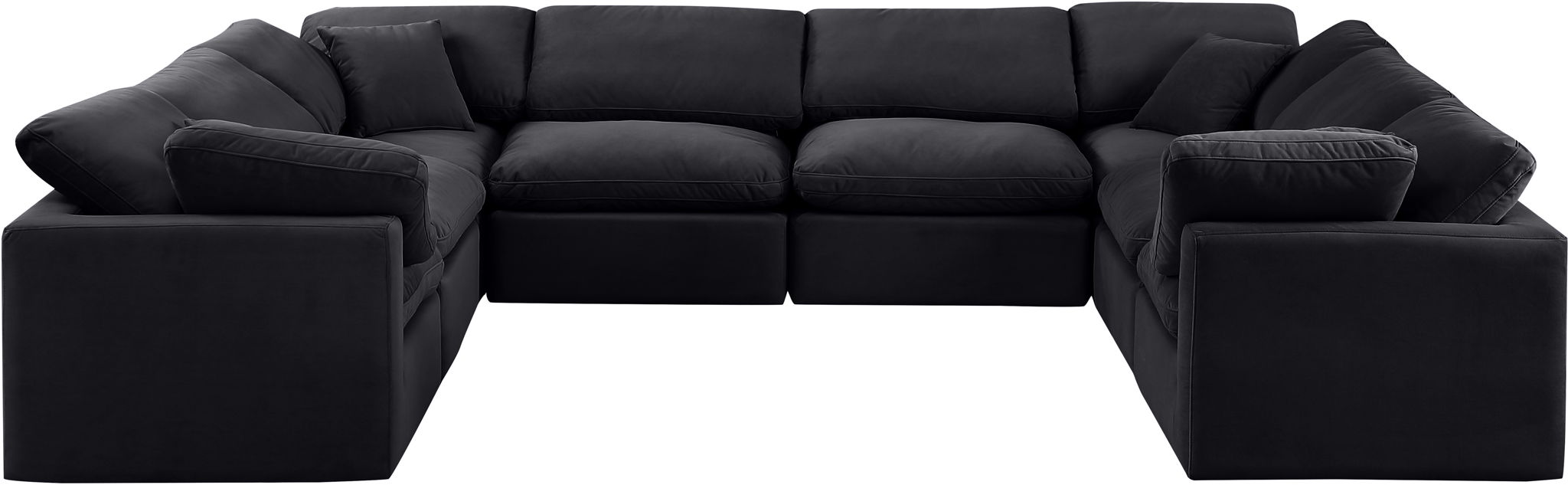 Indulge - Velvet 8 Piece Modular Sectional