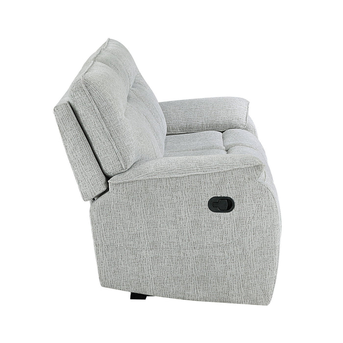 Chablis - Reclining Sofa - Mist Gray