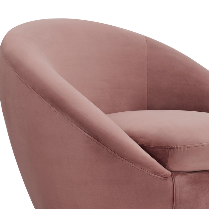 Yves - Velvet Swivel Accent Chair