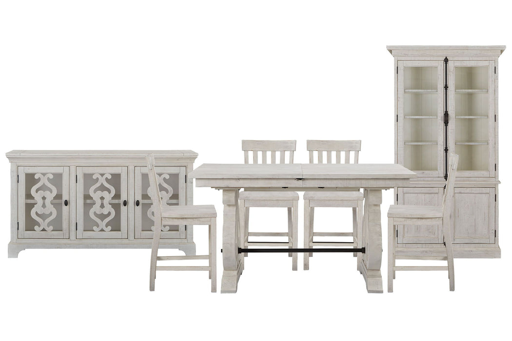 Bronwyn - Extendable Rectangular Counter Height Dining Table Set