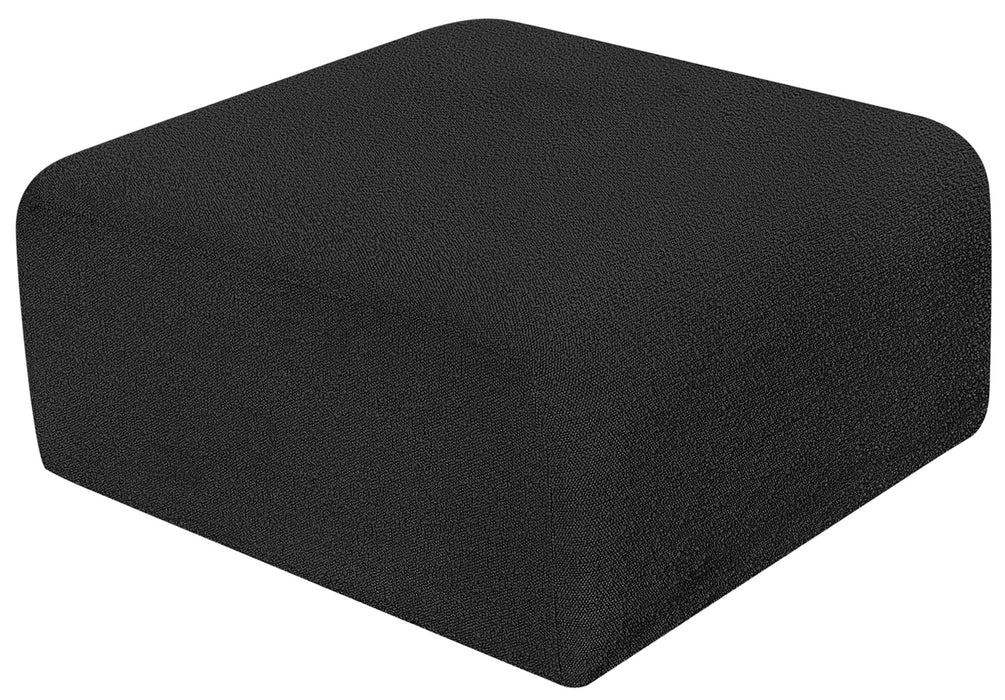 Arc - Boucle Fabric Ottoman