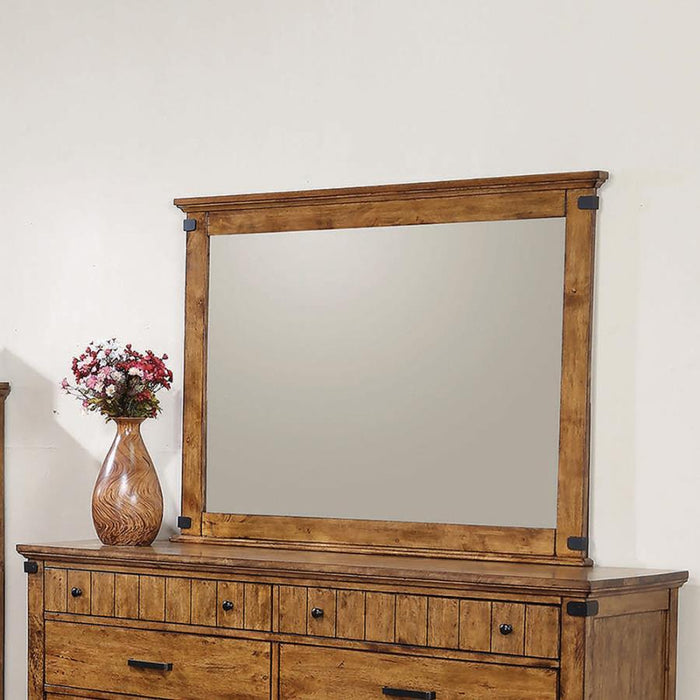 Brenner - Dresser Mirror - Rustic Honey