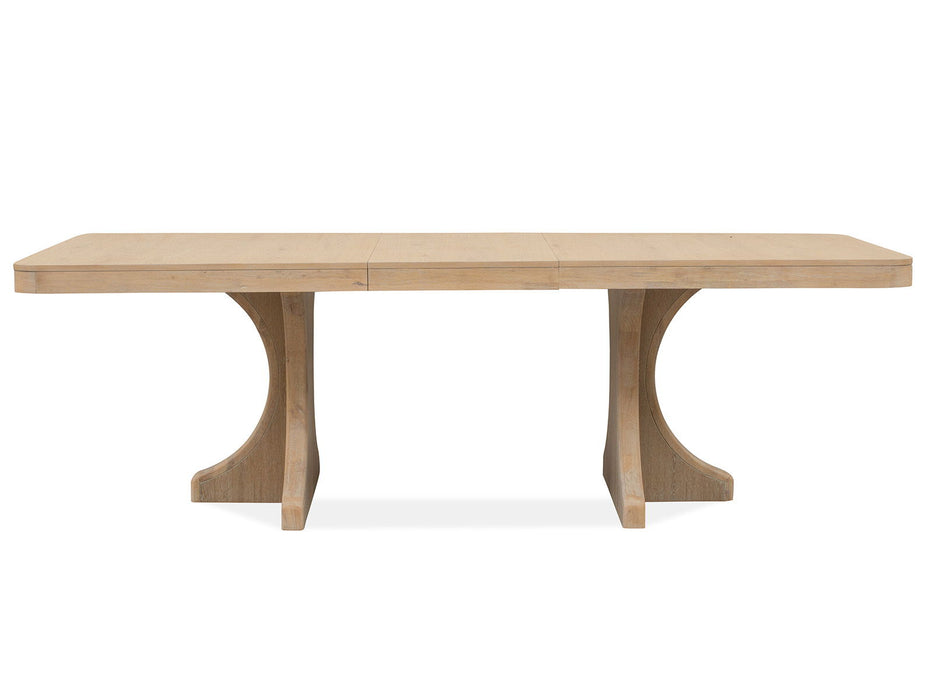 Somerset - Extendable Trestle Dining Table Set