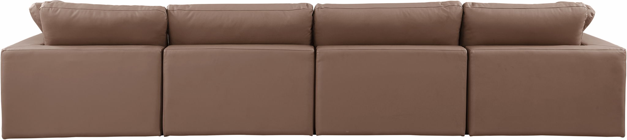 Comfy - Faux Leather Modular Sofa 4 Seats