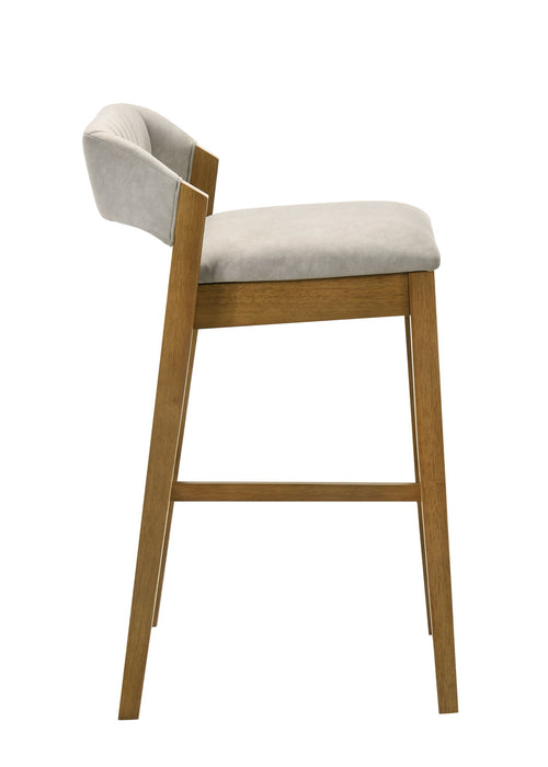 Landyn - 26" Amber Glow Counter Height Rubberwood Barstool