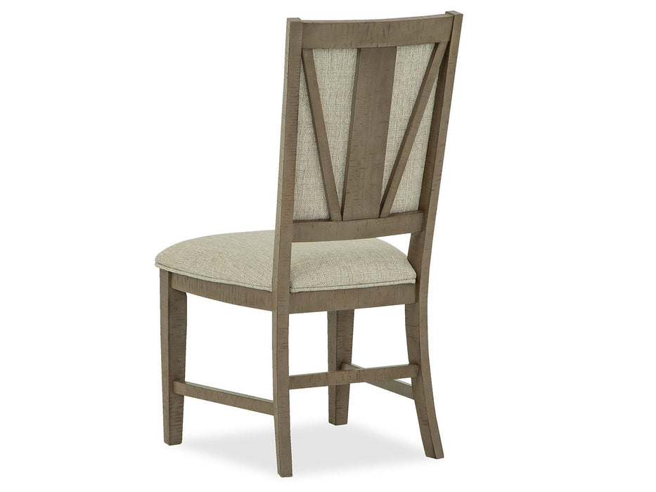 Paxton Place - Step Upholstered Side Chair (Set of 2) - Dovetail Gray