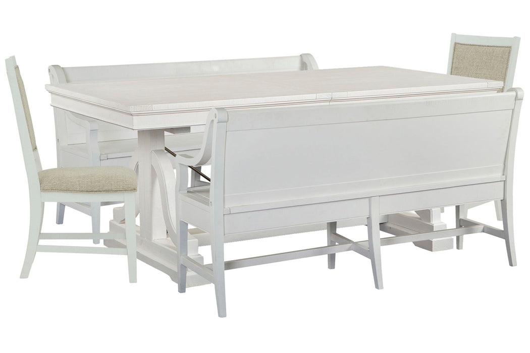 Heron Cove - Extendable Trestle Dining Table Set
