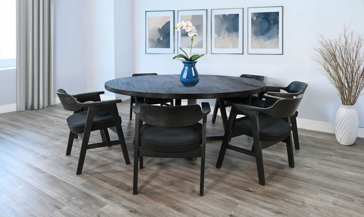 Mia - Round Wood Dining Room Set