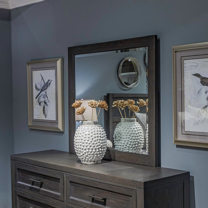 Caruso Heights - Landscape Mirror - Aged Whiskey