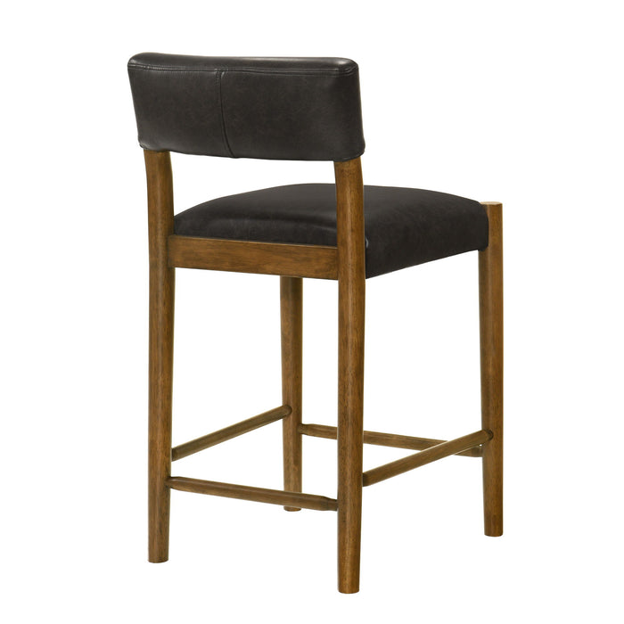 Bennet - Modern Wood Counter Height Kitchen Bar Stool