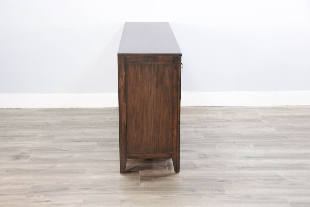 Media Console With Two Cabinets