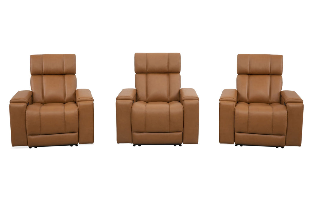 Phoenix - Zero Gravity Power 3 Seat Home Theater Seating With Immersive Audio P3